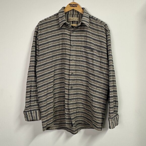 Vintage Casa Moda Manufacturer Shirtmakers Mens Casual Button Up Shirt XL - Picture 1 of 6